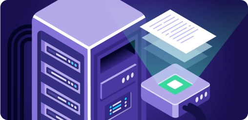 Files being retrieved from the server